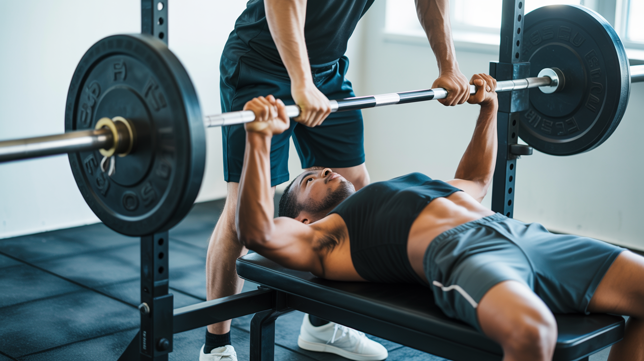 Setting Up for the Barbell Bench Press